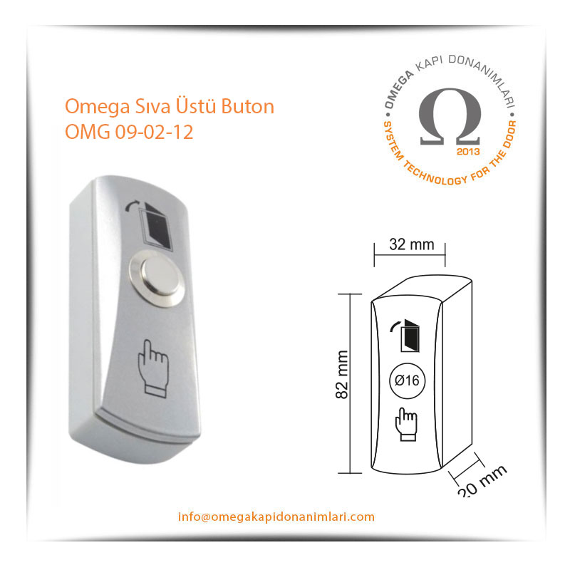 Omega Sıva Üstü Buton  OMG 09-02-12
