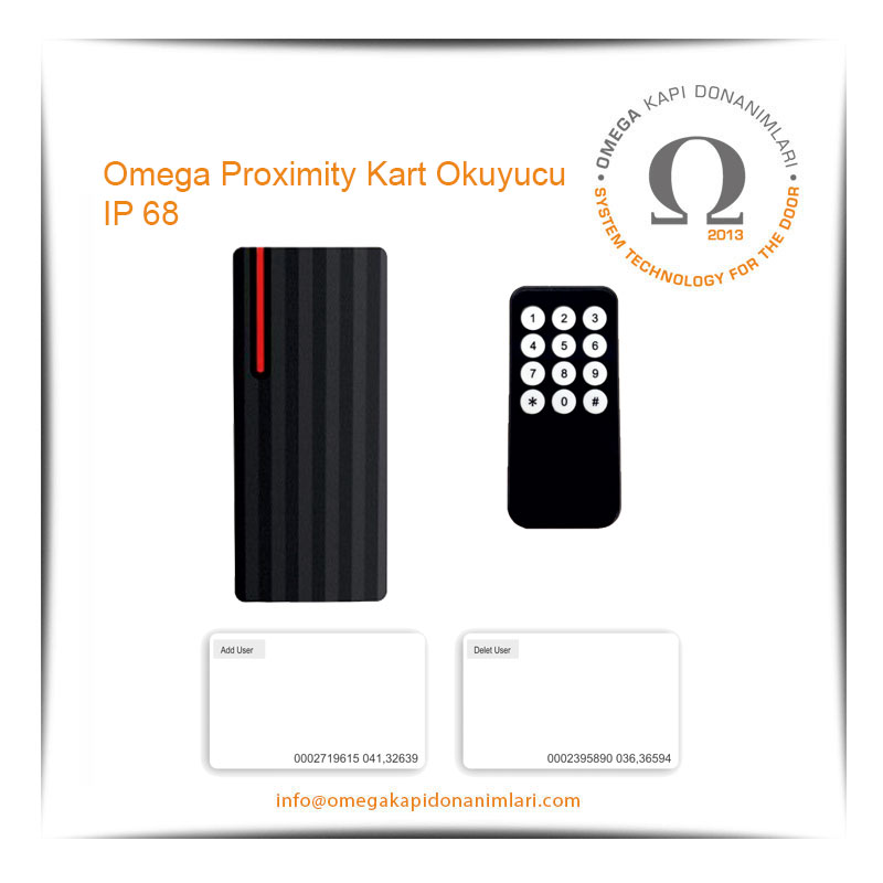 Omega Proximity Kart Okuyucu IP 68