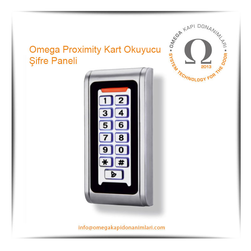 Omega Proximity Kart Okuyucu  Şifre Paneli