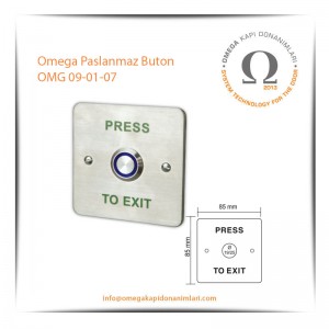 Omega Paslanmaz Buton OMG 09-01-07